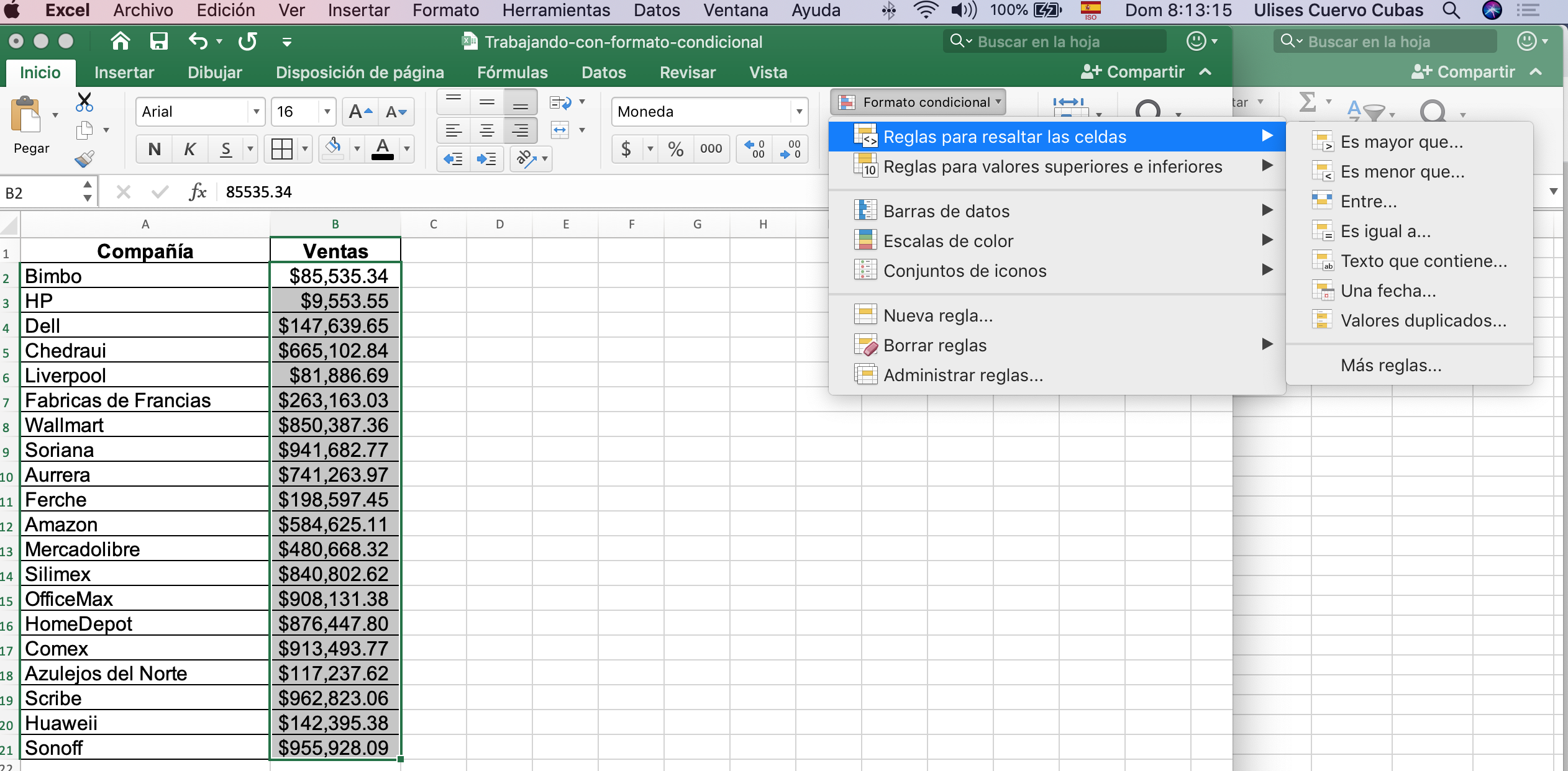 Formulas Condicionales En Excel Con Varias Condiciones